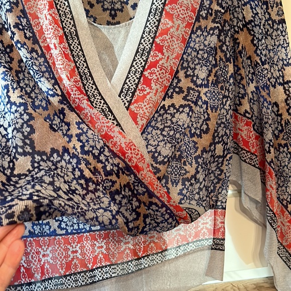 BCBG Cross Front Blouse - Picture 6 of 6